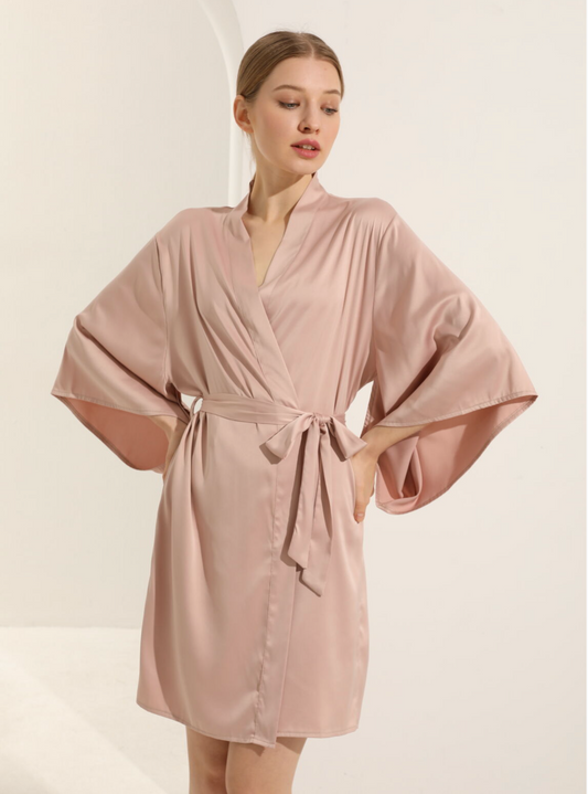 Alysha Dark Blush Robe