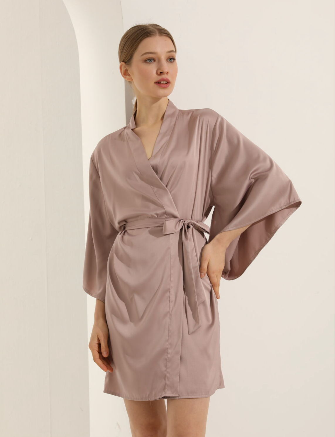 Alysha Dusty Sand Robe